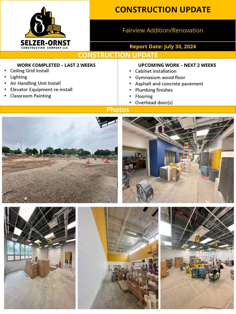 Classrooms under construction