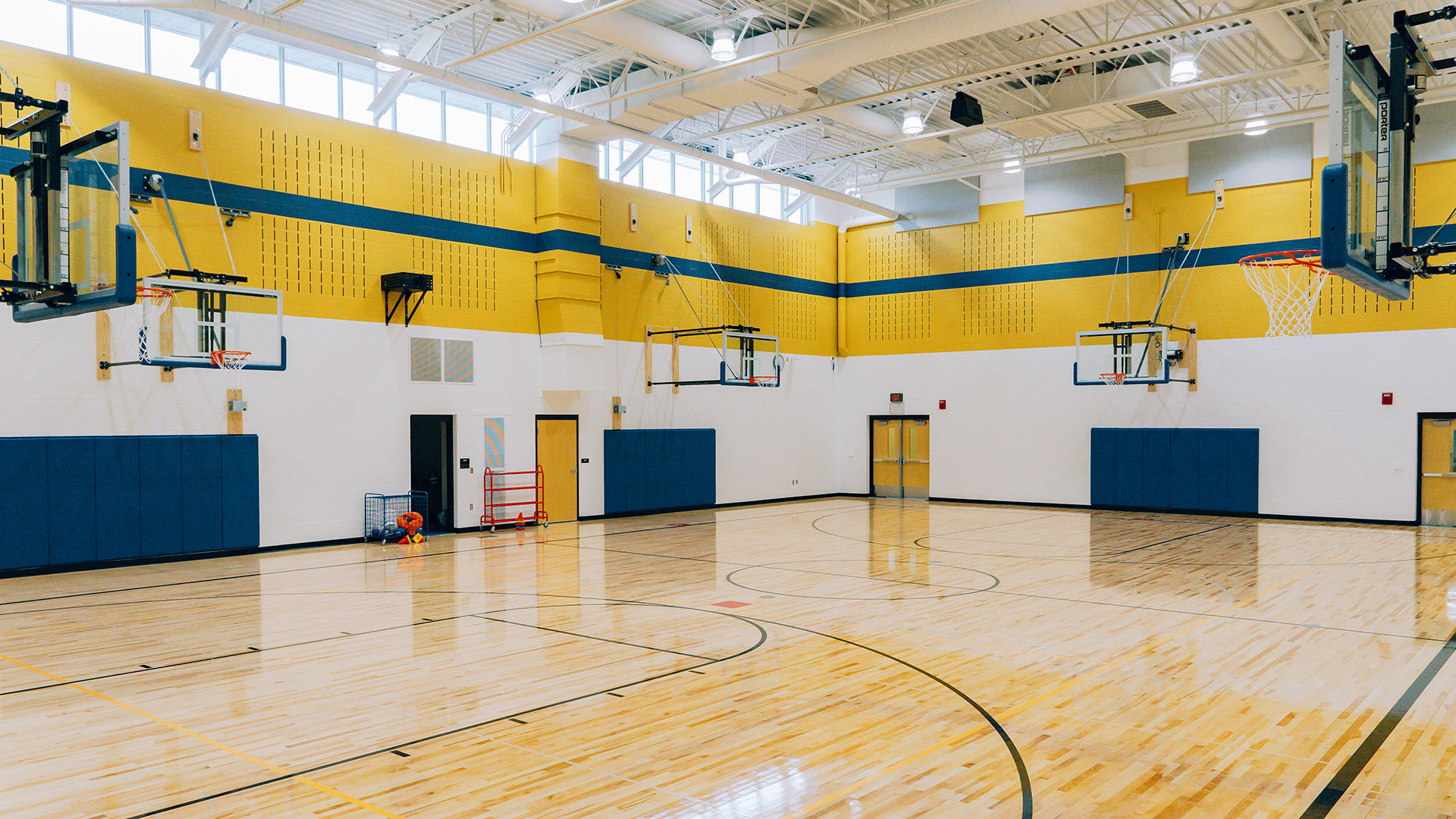 A new gymnasium.