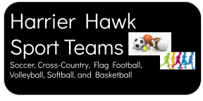 Harrier Hawk Sport Teams: Soccer, Cross-Country, Flag Football, Volleyball, Softball, and Basketball