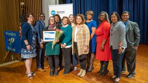 Claudia Heller de Messer with MPS administrators and State Superintendent Dr. Jill Underly.