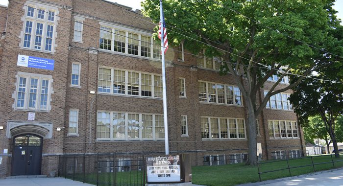 Sherman school building